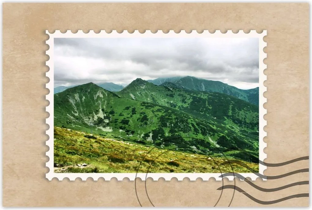 Poszterek 60x40 Tátra Lengyel hegyek Kilátás