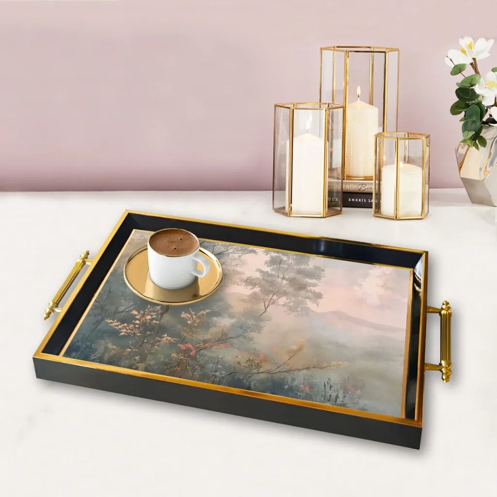 Üveg tálca, 38×24 cm – TPA9819