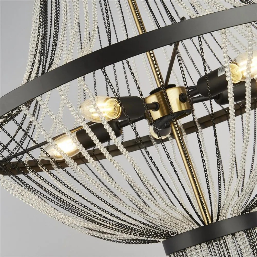 Függeszték Fekete BAGUETTE SEARCHLIGHT 86353-5BK
