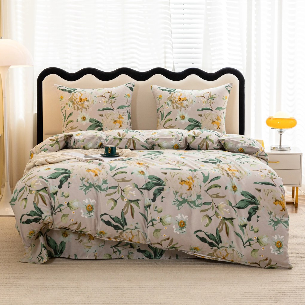 Mikroszálas ágyneműhuzat ELYSIA, világosszürke Ágyneműhuzat mérete: 2 db 70 x 80 cm | 160 x 200 cm