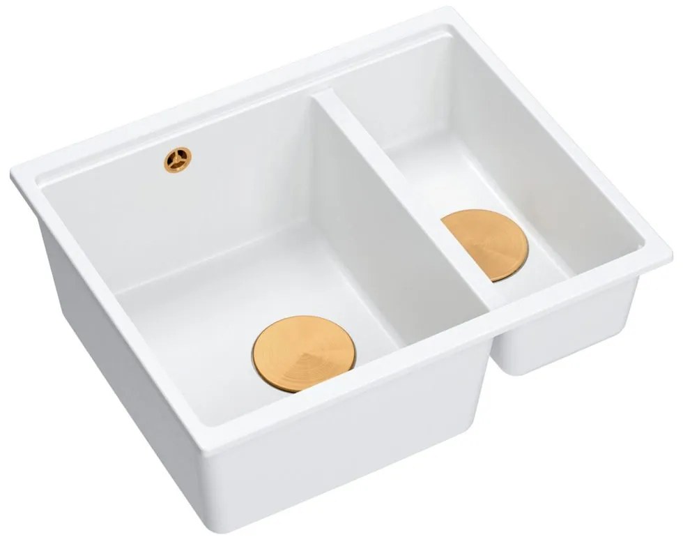 gránit mosogató Logan 150 White