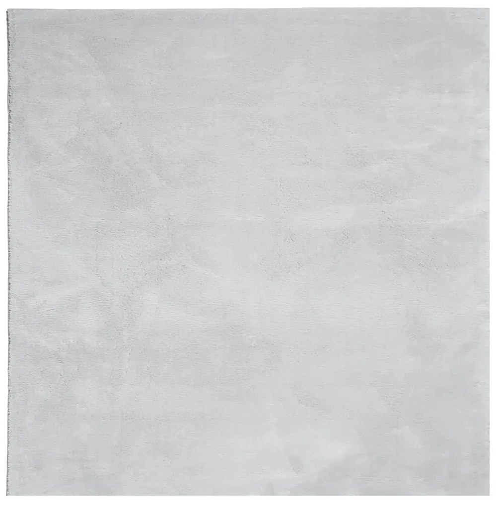 HUARTE szürke rövid szálú puha és mosható szőnyeg 240 x 240 cm