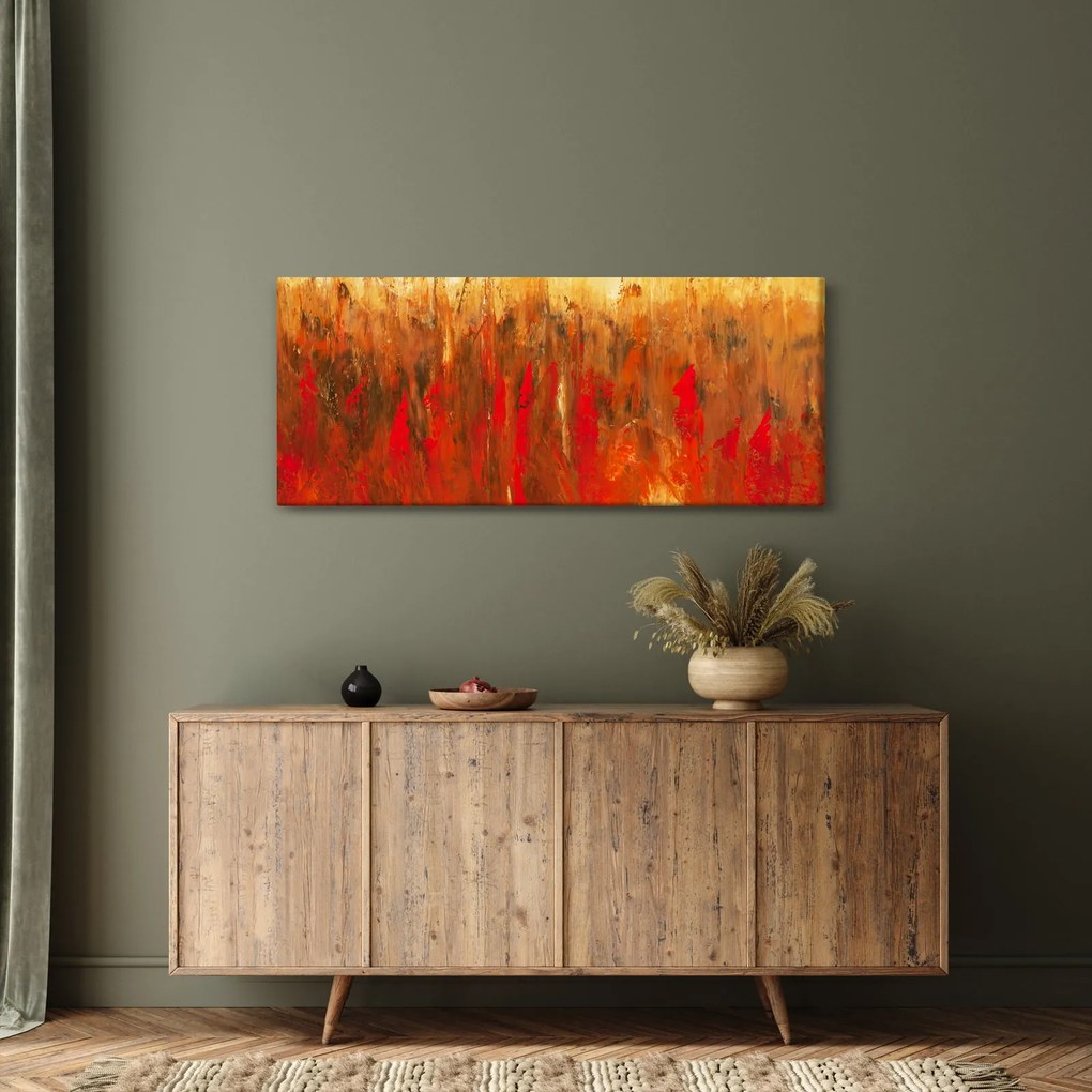 Kép - Festett absztrakció (120x50 cm)