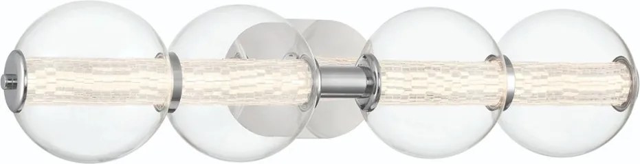 Quintiesse Atomo QN-ATOMO-4W-PC Fali lámpa 1x18,5W/LED 3000K 1782lm IP44