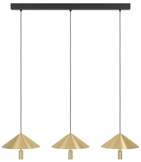 Eglo 390272 - LED Dimmelhető csillár zsinóron PARAGUAY 3xLED/12W/230V 3000K arany