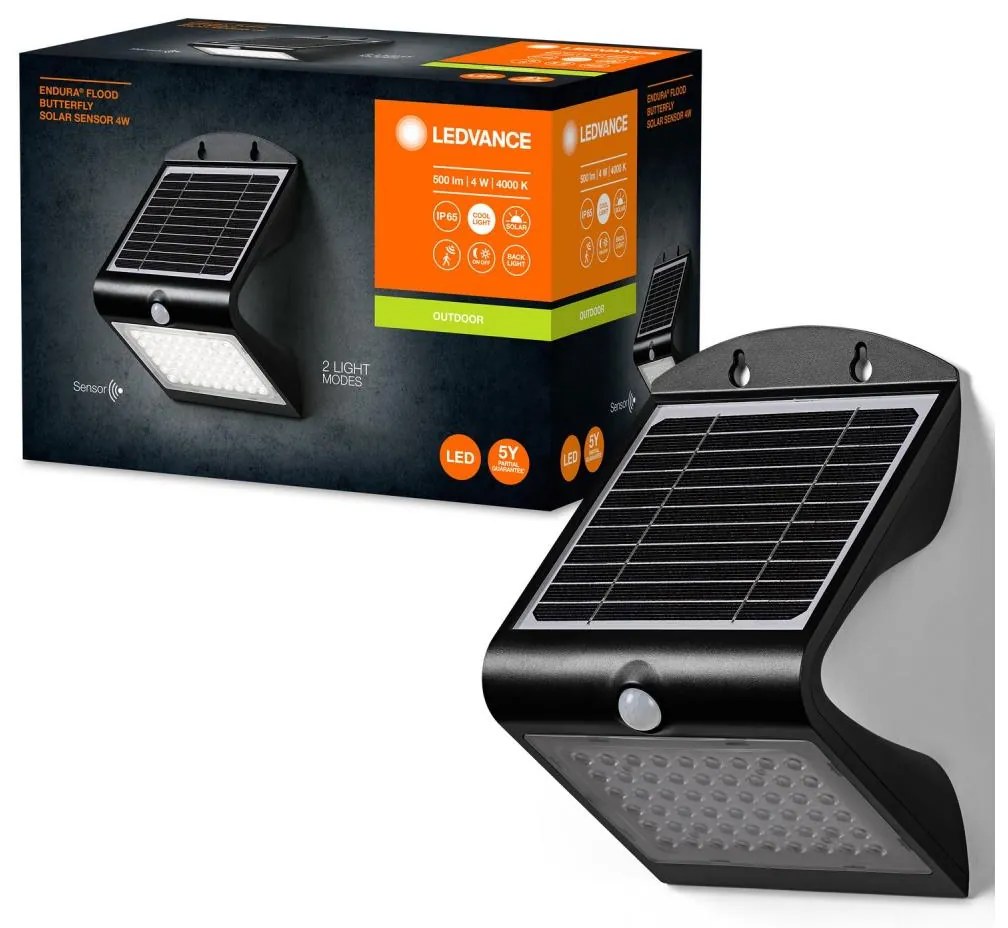 Ledvance Ledvance - LED Napelemes érzékelős fali lámpa LEPKE LED/4W/3,7V IP65 P225387