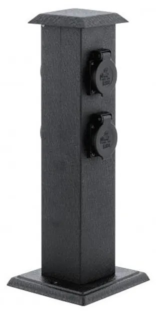 EGLO 93426 - kültéri kert oszlop aljzatokkal SCHUKO IP44