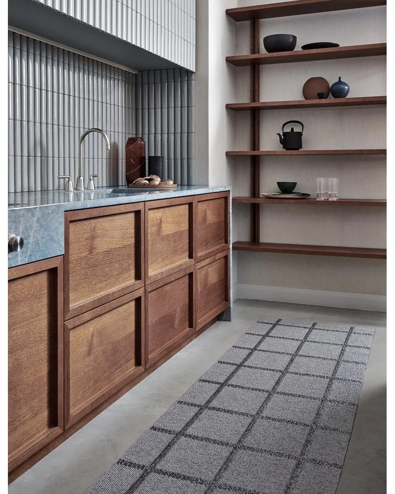 Szürke kültéri-beltéri futószőnyeg 70x150 cm Ada Grey – Pappelina