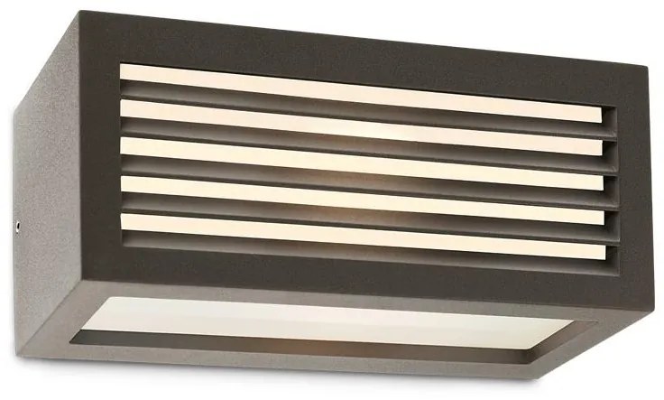 Redo 9898 - Kültéri fali lámpa  BRICK 1xE27/23W/230V IP54 szürke