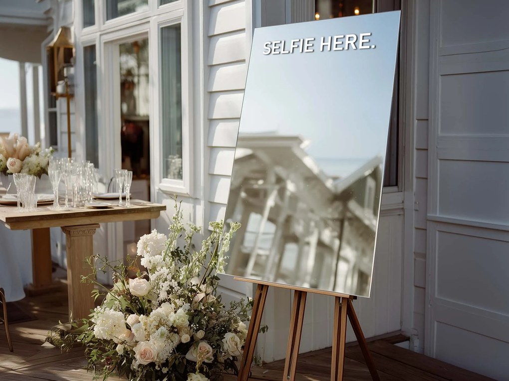 Tükör matrica S22 – SELFIE HERE.