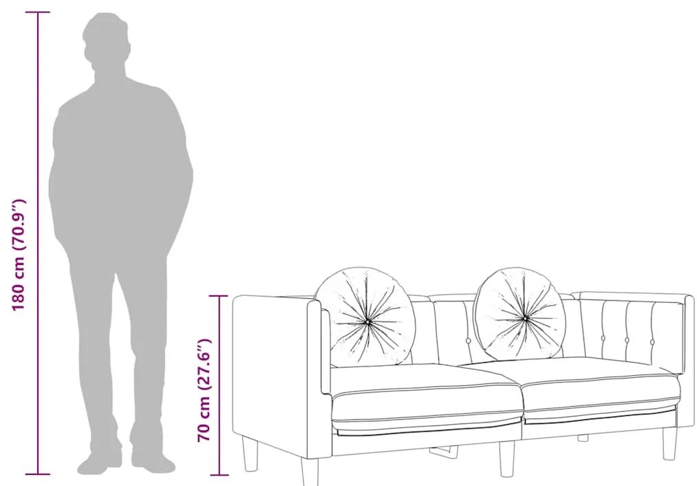 sárga bársony 3 személyes kanapé párnákkal