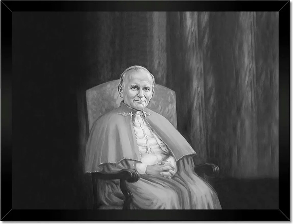 Poszterek keretben 40x30 II. János Pál pápa 2