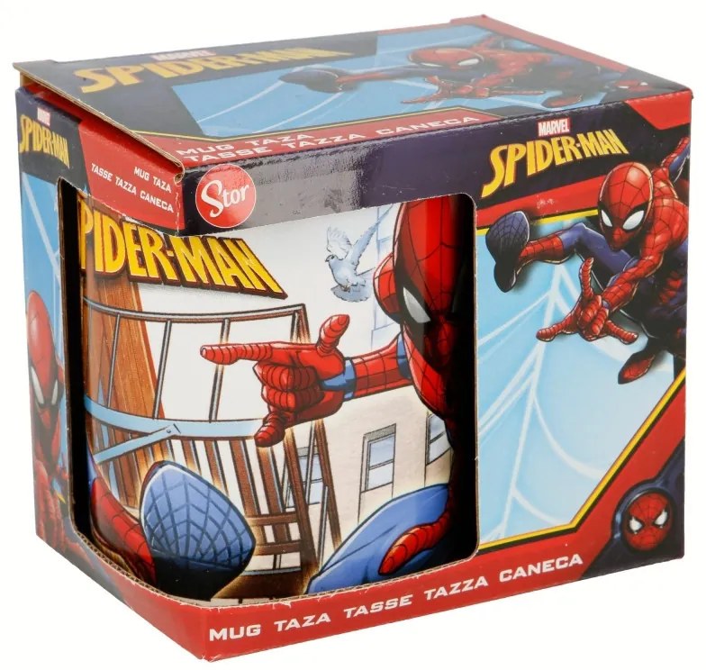 Pókember Streets porcelán bögre 325 ml (11 oz) Díszdobozban