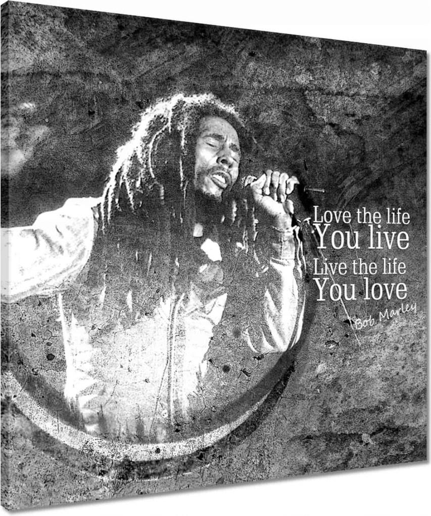 Vászonkép 50x50 Bob Marley koncert