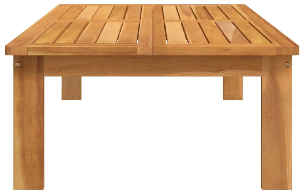Tömör akácfa kerti asztal 100 x 60 x 30 cm