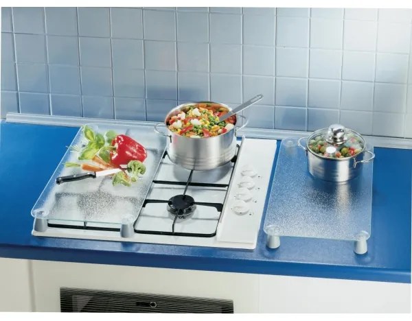 WENKO 2712663100 - Fedőlap 30x52 cm átlátszó/szürke