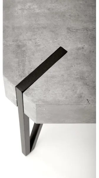 Kávésasztal EMILY 42x110 cm beton