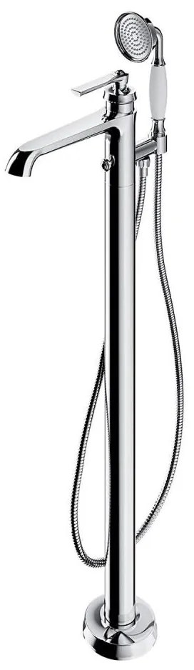 OMNIRES AM5233CR - Szabadon álló fürdőkád szett ARMANCE csillogó króm