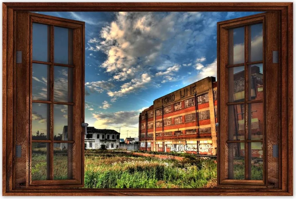 Poszterek 60x40 Felhők az épületek felett