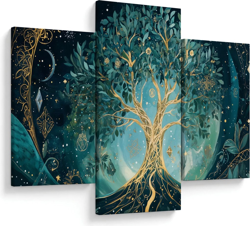 Kép – Életfa az univerzumban (90x60 cm)