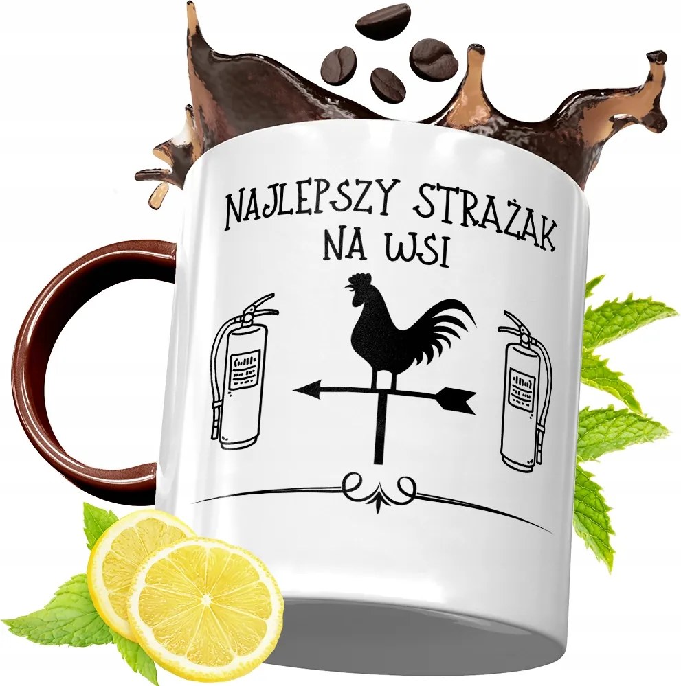 Bordó Bögre Tűzoltónak Születésnapi Ajándék fényképes nyomattal