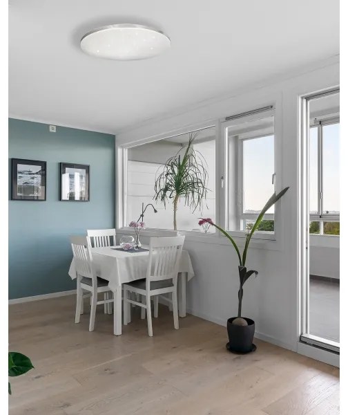 LED Dimmelhető mennyezeti lámpa VENTA LED/36W/230V 2700-6500K  + távirányító