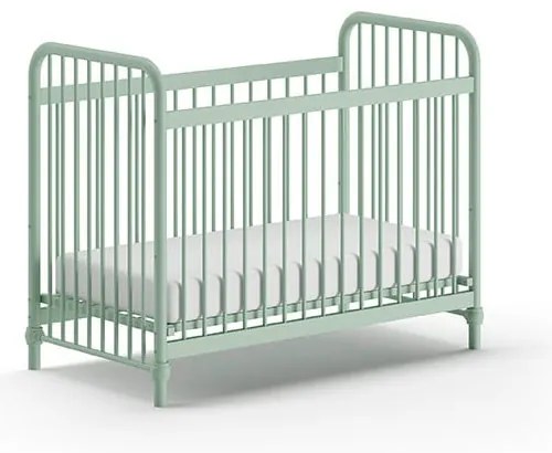 Zöld fém babaágy 60x120 cm BRONXX – Vipack