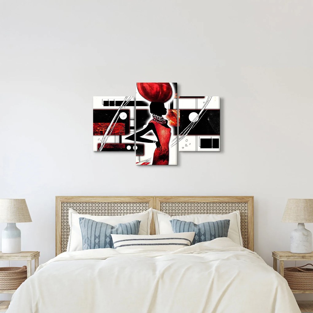 Egy ősi hölgy képének festménye (90x60 cm)