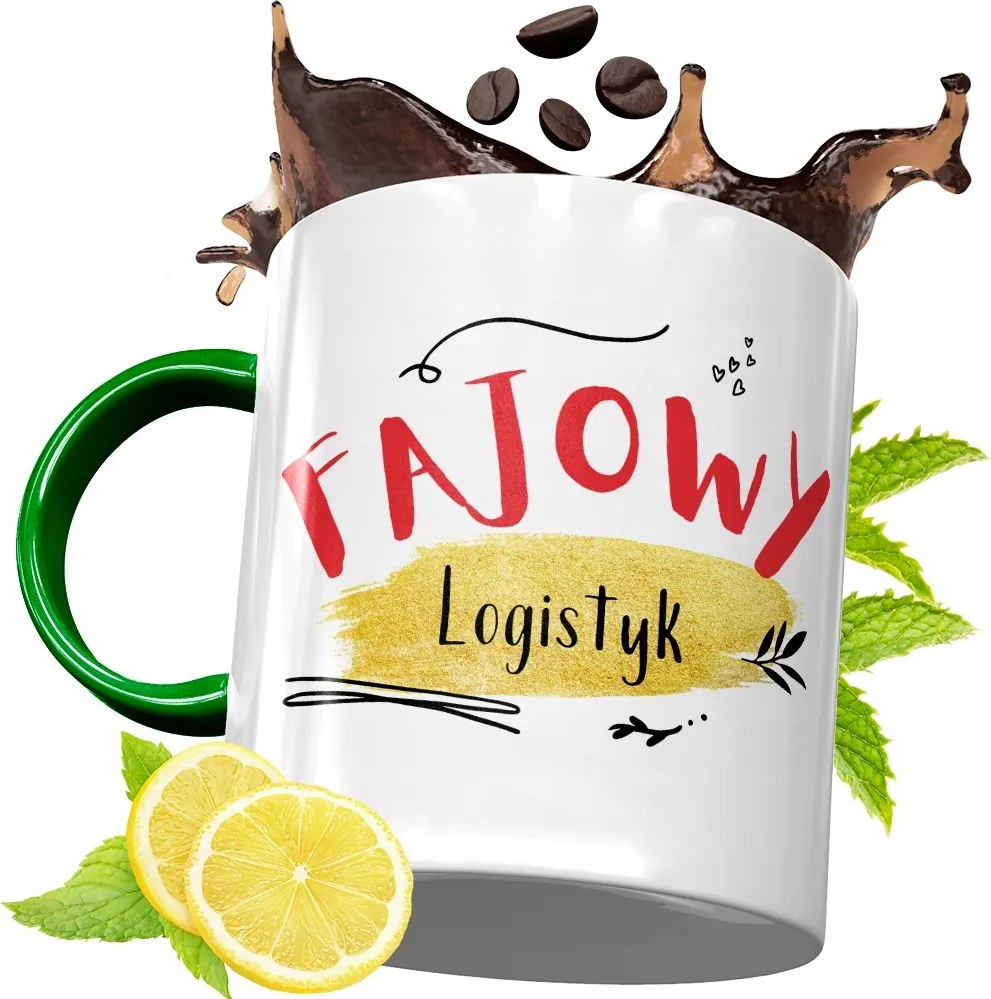 Zöld Bögre Logisztikusnak Születésnapi Ajándék fényképes nyomtatással