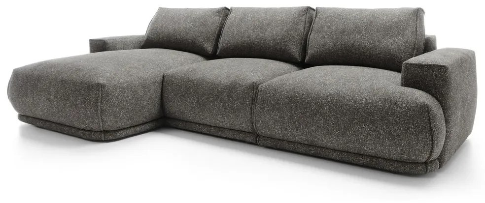Sarokkanapé Dita (B) (szürke + fekete) . 1100315