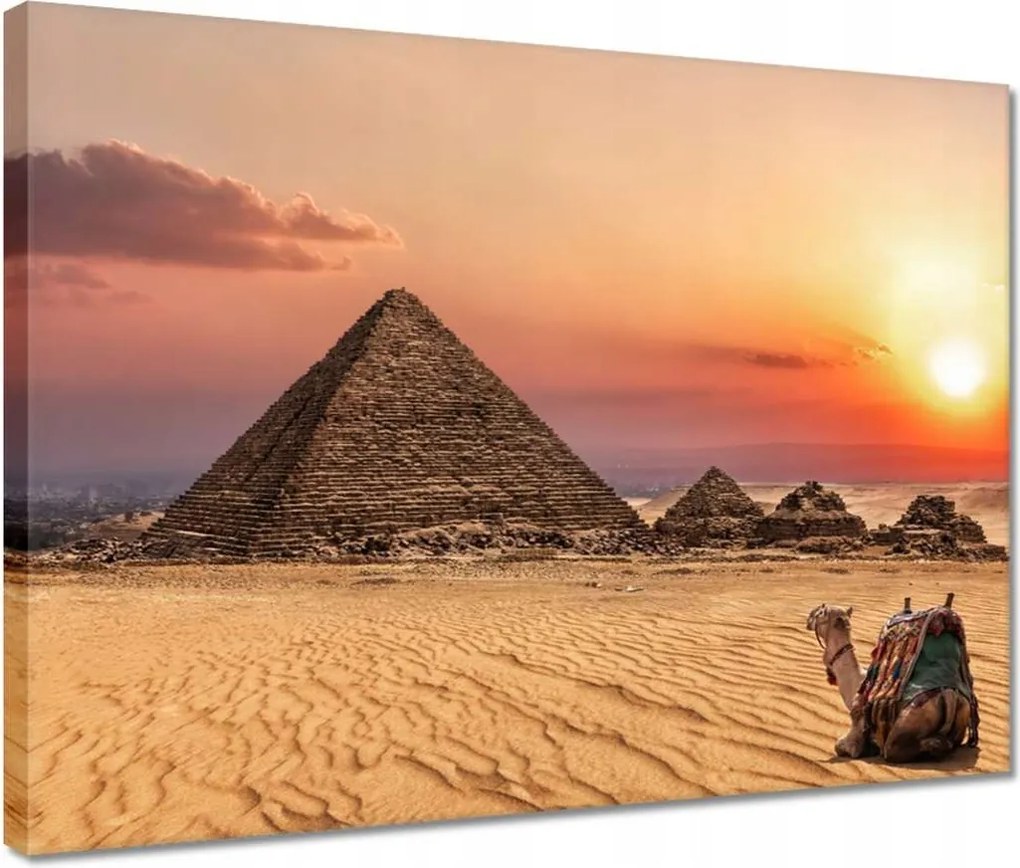 Vászonkép 40x30 Menkaure piramis Egyiptom