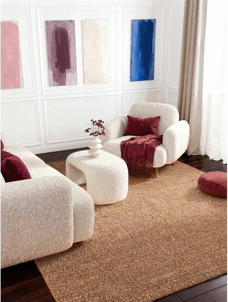 Bézs kézi szövésű buklé szőnyeg 200x290 cm Notting Hill Portobello – Ted Baker