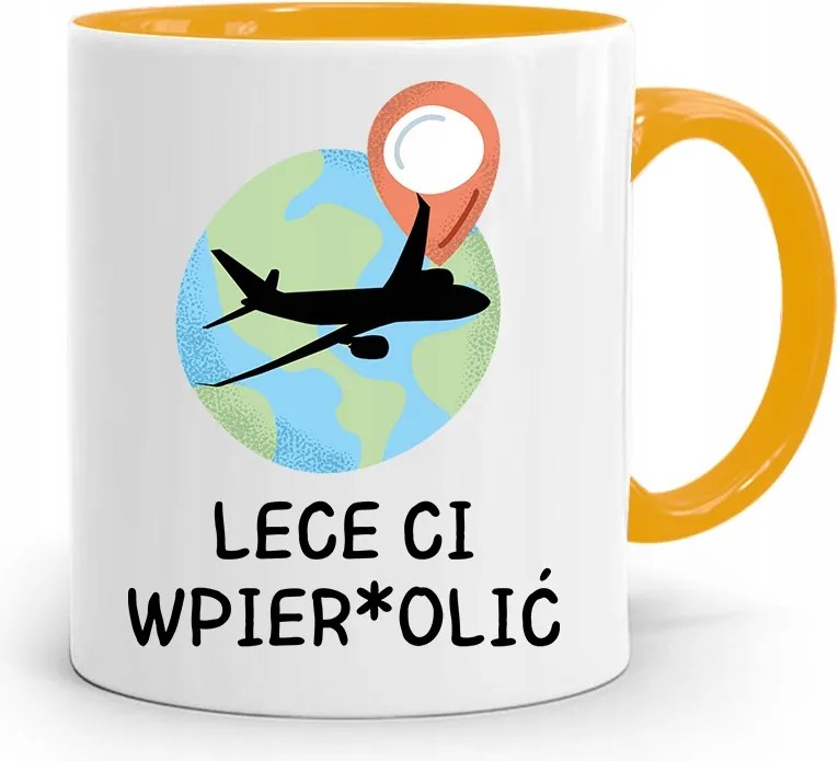 Sárga Vicces Bögre Vicces Leszar*oliját Nyomtatott Fényképpel