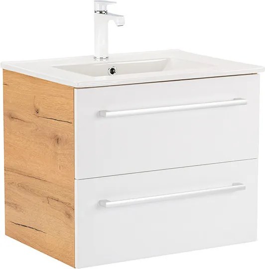 Vario Clam 60 Fürdőszoba alsó szekrény mosdóval