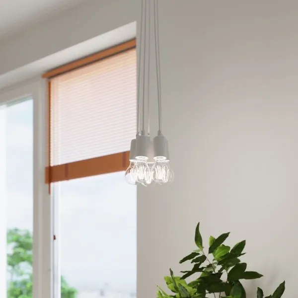 Csillár zsinóron DIEGO 3xE27/60W/230V