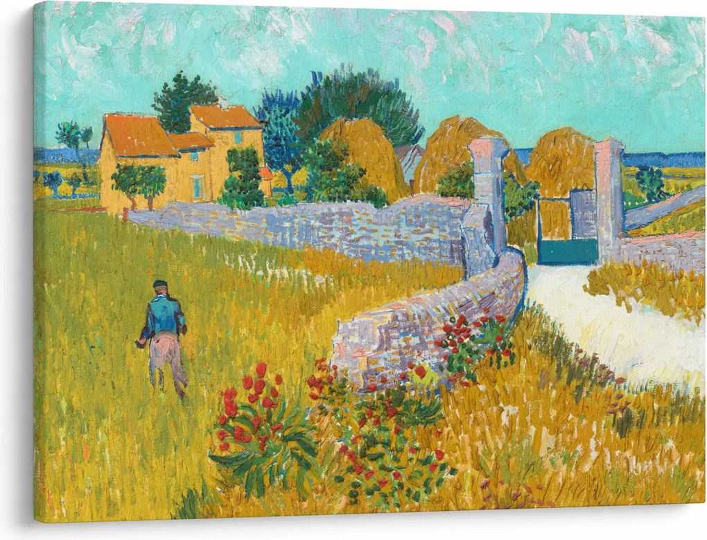 Kép - Vincent van Gogh, Farmhouse in Provence, reprodukciók (70x50 cm)
