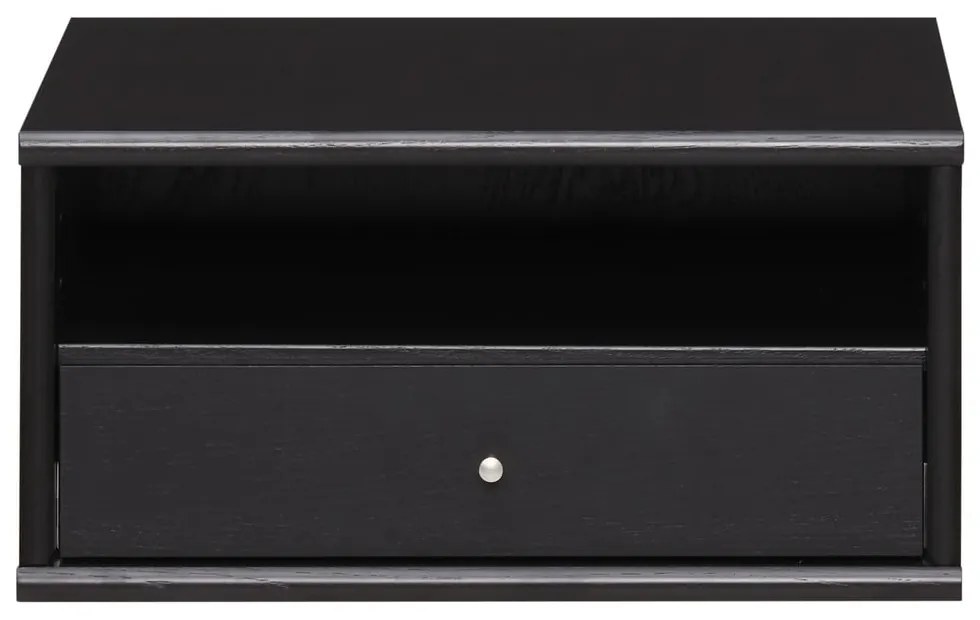 Fekete függő éjjeliszekrény Mistral - Hammel Furniture