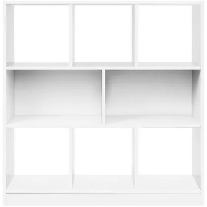 DOVARO fehér könyvespolc