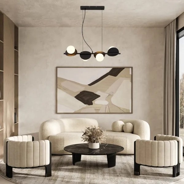 Rabalux 72225 - Csillár zsinóron JULES 4xG9/5W/230V