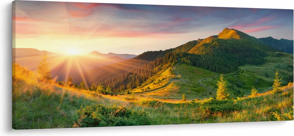 Kép - Nyári táj (120x50 cm)