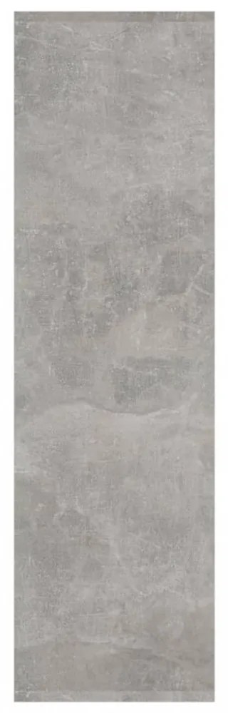 betonszürke szerelt fa könyvszekrény/térelválasztó 60x30x103 cm