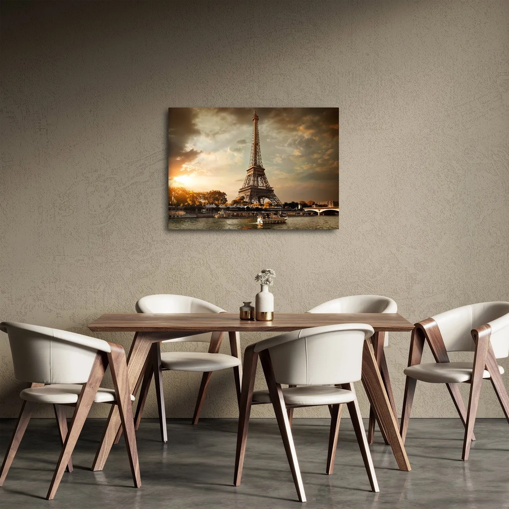Kép - Eiffel-torony, Párizs, Franciaország (70x50 cm)
