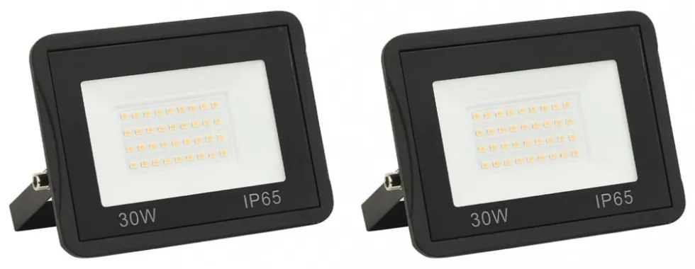 2 db hideg fehér fényű LED-es reflektor 30 W
