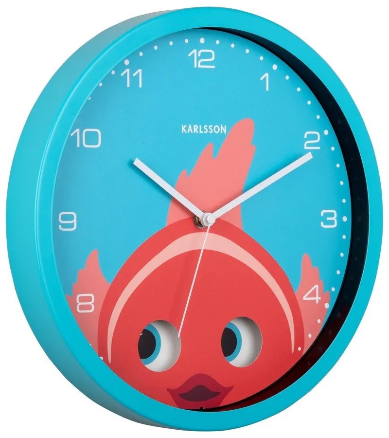 Gyerek óra ø 31 cm Peekaboo Goldfish – Karlsson