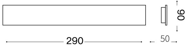 Ideal Lux - LED fali lámpa ZIG ZAG LED/12,5W/230V 29 cm CRI 90 réz