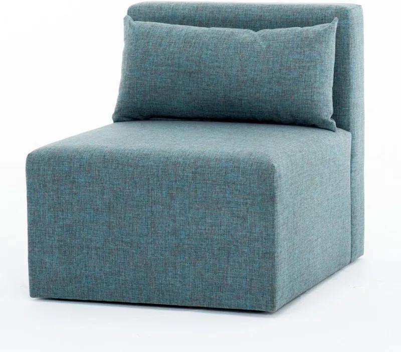Plus kék egyszemélyes kanapé