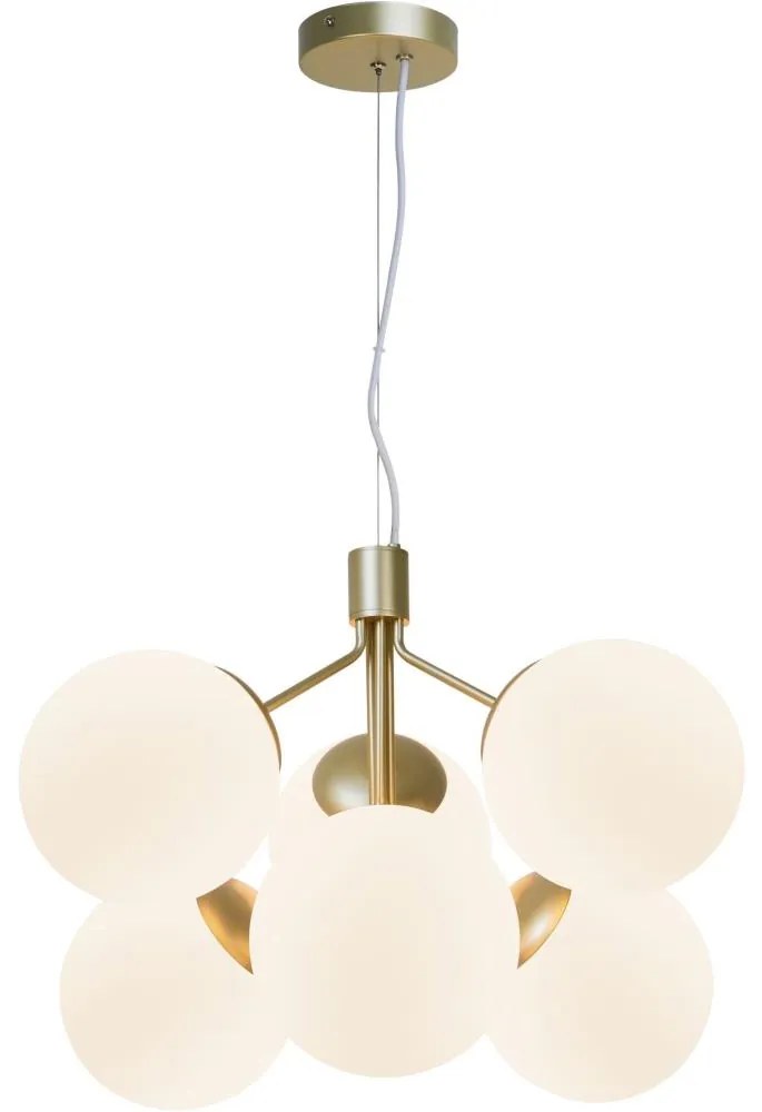 Nordlux - Csillár zsinóron IVONA 6xE27/28W/230V arany