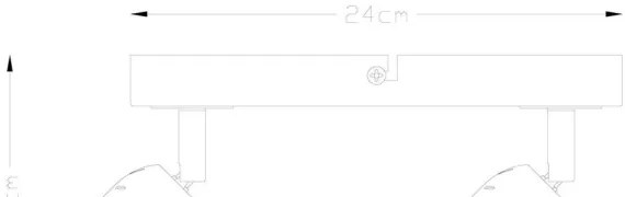 LED állítható spotlámpa MANU 2xGU10/5,8W/230V fehér