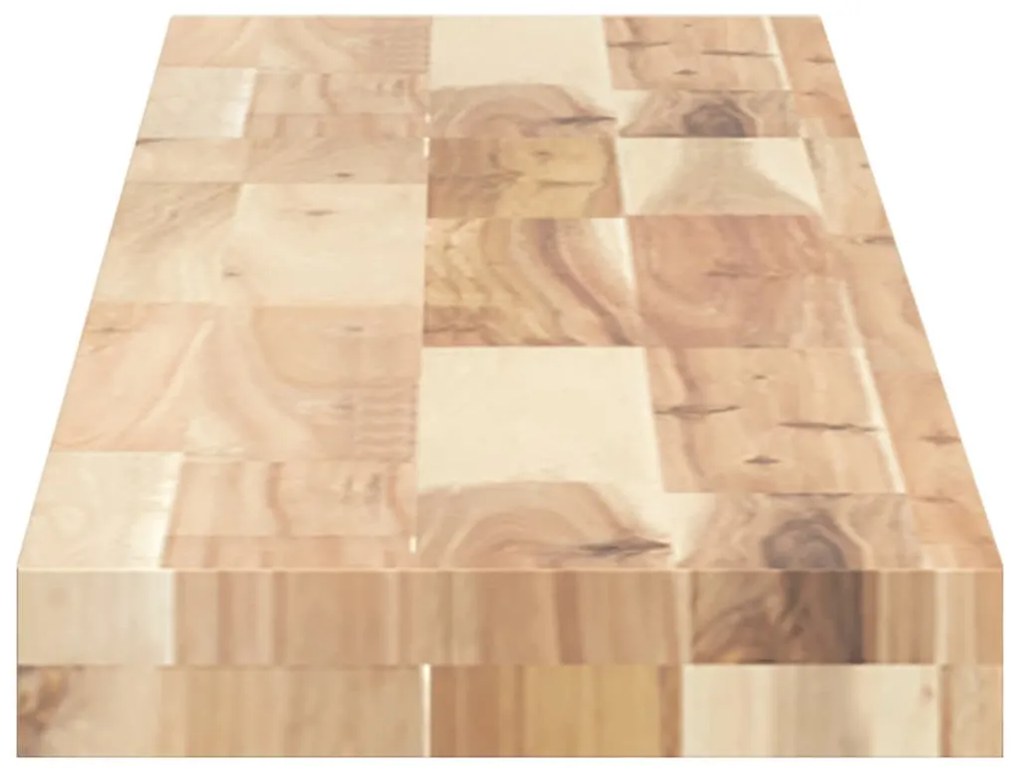 4 db kezeletlen tömör akácfa függőpolc 120 x 20 x 4 cm