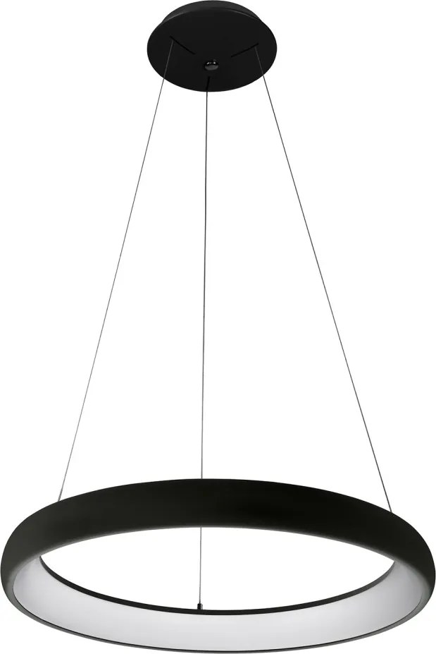 ITALUX 5280-850RP-BK-3 ALESSIA Modern Led Függesztett Lámpa Fehér, Fekete LED IP20